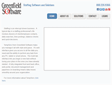 Tablet Screenshot of greenfieldsoftware.com